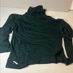 Tracksmith Dark Green Turtleneck Sweater